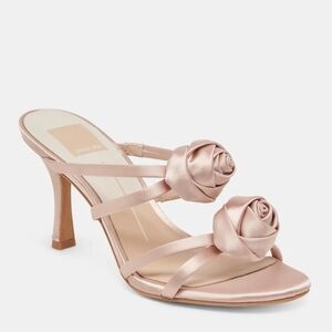 🔹️Dolce Vita🔹️ LINZY Elegant Satin Rose Pink Blush Heels